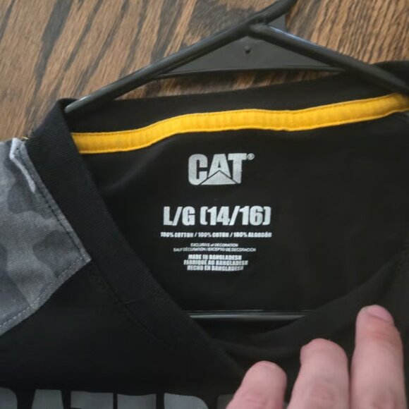 Boys youth CATERPILLAR t-shirt size large - Picture 3 of 3